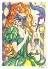 Lady Of The Masque Art Card