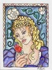 Rose With A Rose Art Card