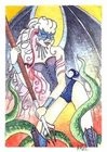 Tentacle Girl Art Card