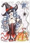 Witchy Art Card