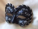 Gratiano in Black Masquerade Mask - click for details