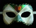 Harlequin 2 Masquerade Mask - click for details