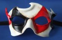 Red and Black Harlequin Masquerade Mask - click for details