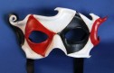 Right Twisted Harlequin Masquerade Mask - click for details