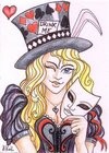 Shades Of Alice Art Card